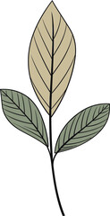 Fototapeta na wymiar Organic Elegance Intricate Leaf Vector PatternsArtistic Verdure Expressive Leaf Vector Designs