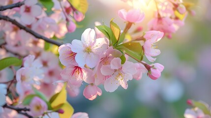 Cherry blossom in the springtime