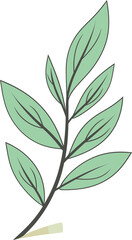 Obraz na płótnie Canvas Floral Fusion Whimsical Leaf Vector ArtworkSurreal Botanicals Dreamy Leaf Vector Illustrations