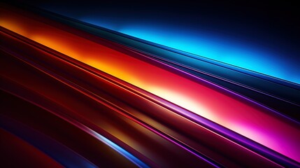 Abstract lines of light and color