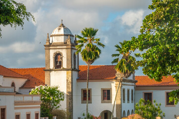 Ancient church in the old colonial town of Olinda, next to Recife, Brazil. A UNESCO World Heritage...