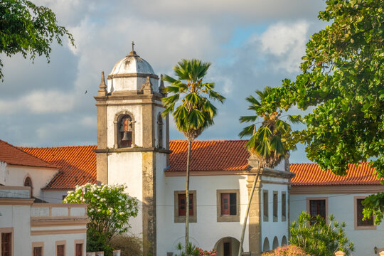 Ancient church in the old colonial town of Olinda, next to Recife, Brazil. A UNESCO World Heritage site
