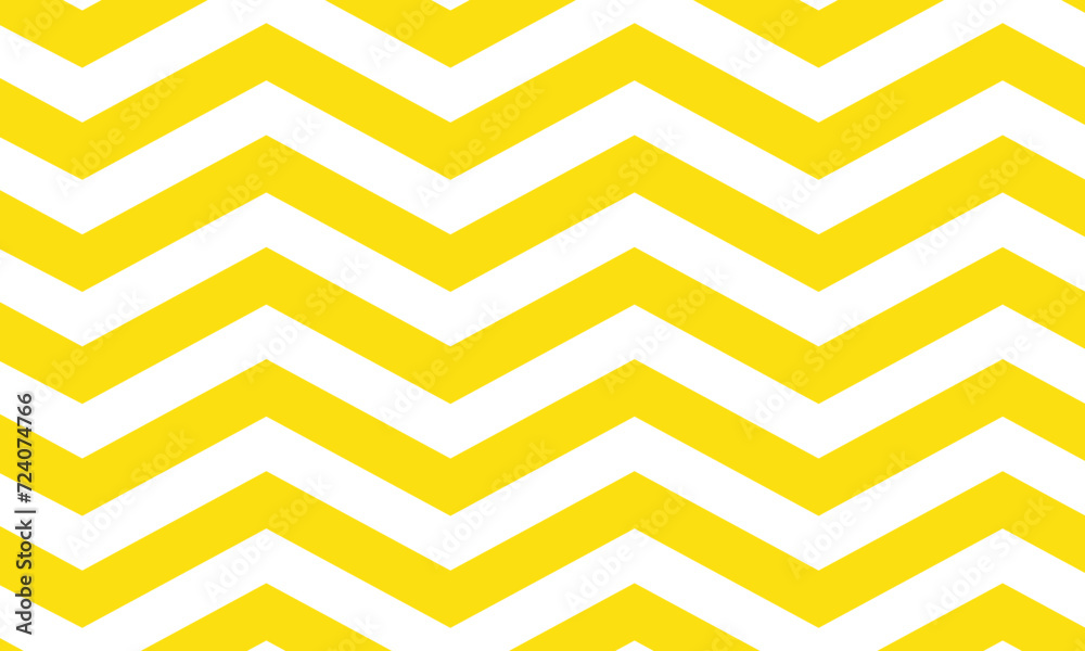 Poster abstract repeatable yellow bold wave line pattern.