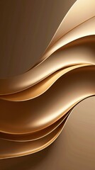 Abstract shine glow backgound. Gold (bronze) glitter wave on brown background. Gold and silver magic elegant glitter light glowing background, gold and dark background. Generative ai - obrazy, fototapety, plakaty