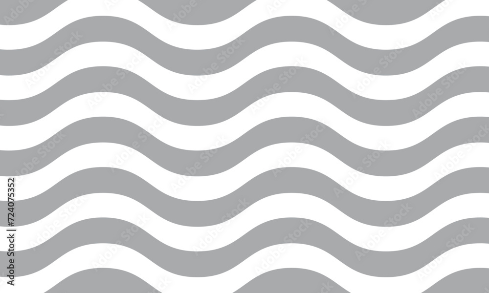 Poster abstract repeatable grey horizontal smooth wave pattern.