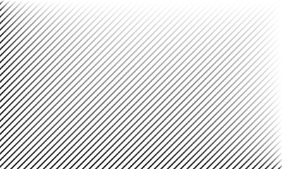 abstract repeatable diagonal black white gradient line pattern art. - obrazy, fototapety, plakaty