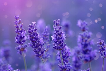lavender flowers growing outside on a field