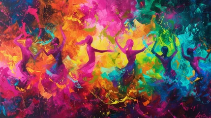 Foto op Plexiglas riot of colors, dance of colors © HuritCan