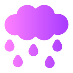 rain gradient icon