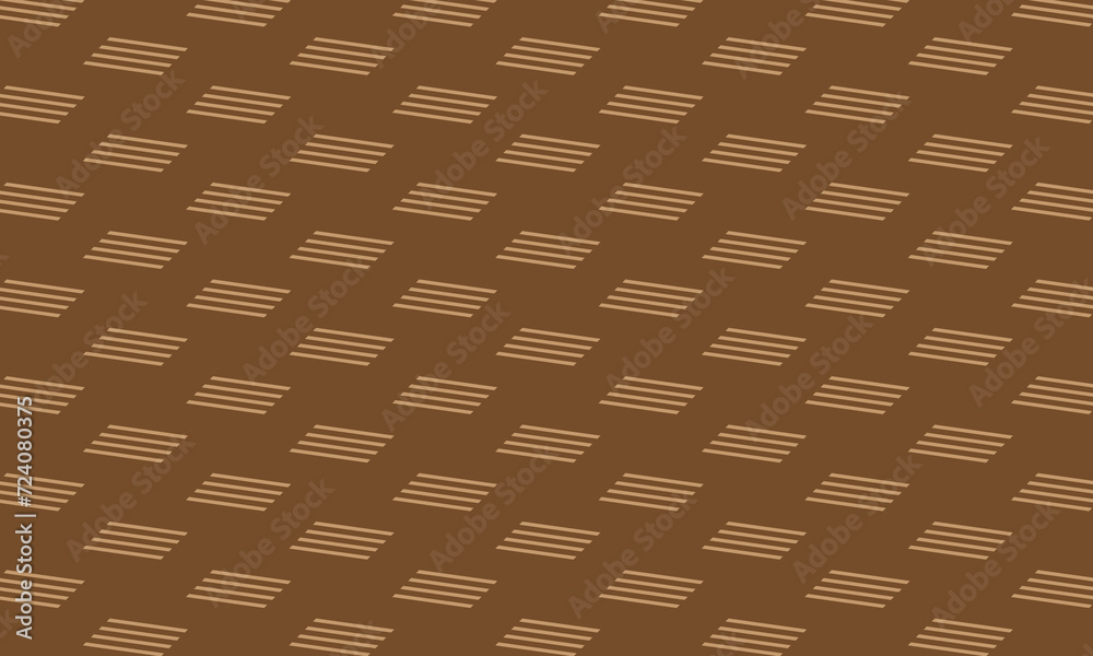 Poster abstract repeatable geometric brown diagonal line pattern.