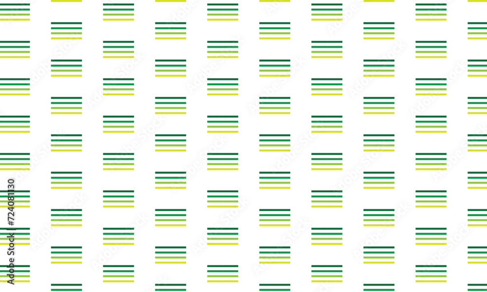 Poster abstract repeatable geometric light to dark green horizontal line pattern.