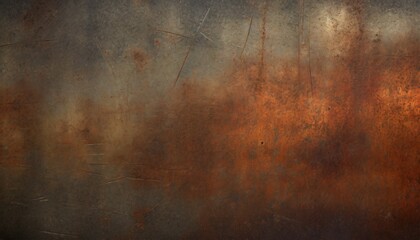 rusty scratched iron texture