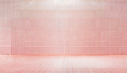 pink tile wall chequered background bathroom floor texture ceramic wall and floor tiles mosaic background in bathroom and kitchen clean pool design pattern geometric with grid wallpaper decoration - obrazy, fototapety, plakaty