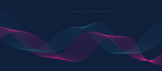 Abstract digital technology futuristic blue background.