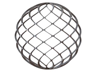 Wireframe Shape Geo Complex Twisted Sphere 3D print model