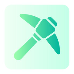 pick hammer gradient icon