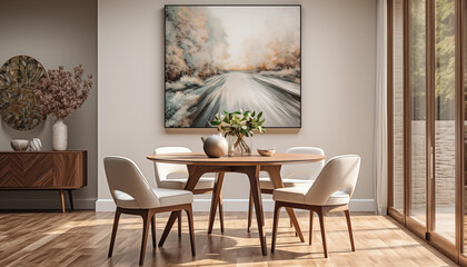Fototapeta na wymiar modern dining room