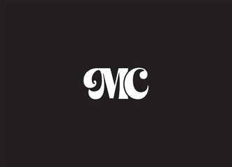 MC ,CM ,M ,C Abstract Letters Logo Monogram