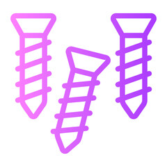 screw gradient icon