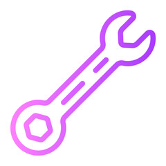 wrench gradient icon