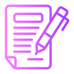 contract gradient icon