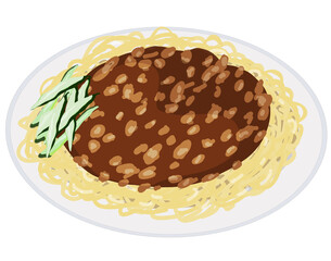 ジャージャー麺