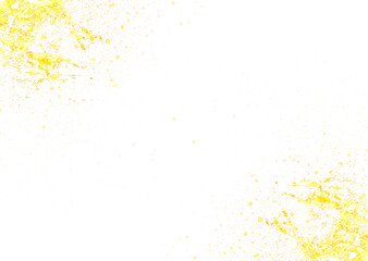 luxury_gold_paint_splash_granules_platter_on_transparent_background