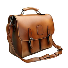 A Messenger. Style Bag.. Isolated on a Transparent Background. Cutout PNG.