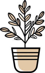 Illustrated Greenery Haven Plant VectorscapeVectorized Botanic Whispers Plant Illustrations
