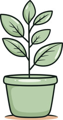 Whimsical Plantarium Playful Plant Illustrations in VectorsFloral Fusion Finesse Elegant Plant Vector Artistry