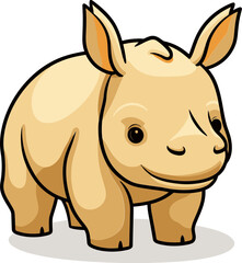 Grunge Style Rhino VectorRhino Vector Pattern Background