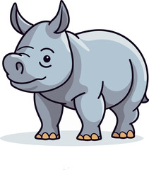 Rhino Vector Badge DesignRhino Vector Art for Apparel