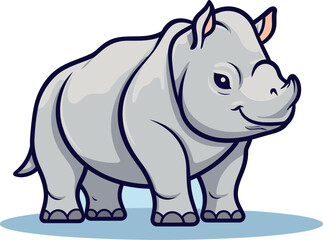 Obraz na płótnie Canvas Rhino Vector Pattern BackgroundRhino Vector Emblem Design