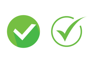 Right mark icon vector illustrator 