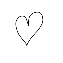 Heart One Line Drawing