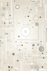 ivory smooth background with some light grey infrastructure symbols and connections technology background