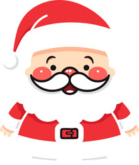 Santa Claus Line Art Vector ImageSanta Claus Expressive Vector Desig
Vector Santa Claus Waving Hello