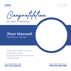 congratulation template , congratulation social media post