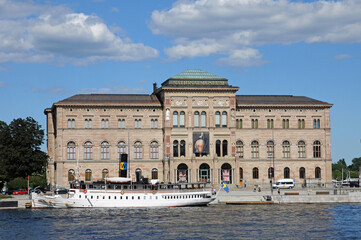 Fototapeta na wymiar boat on the Baltic sea in Stockholm