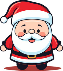 Obraz na płótnie Canvas Santa Claus Vector Seasonal VarietySanta Claus Vector Christmas Array