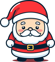 Obraz na płótnie Canvas Christmas Santa Vector DesignCartoonish Santa Vector Artwork