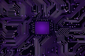 lavender microchip pattern, electronic pattern, vector illustration