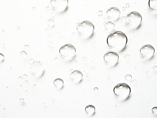 white bubbles on transparent background, PNG, - obrazy, fototapety, plakaty
