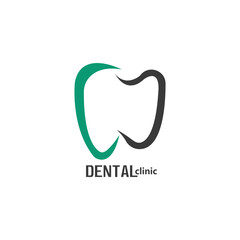 Dental Logo Design Template. Creative Dentist Logo Concept. Vector EPS10