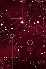 maroon smooth background with some light grey infrastructure symbols and connections technology background
