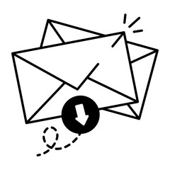 Email Communication Linear Icon