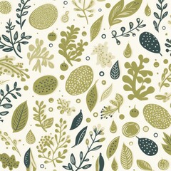 olive polka dot, boho color palette, simple line, modern minimalist vector illustration pattern 