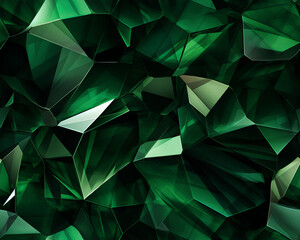 Abstract seamless emerald background
