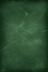 Vertical green chalkboard