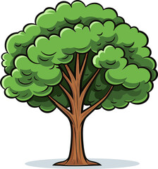 Eco Friendly Tree Vector CollectionRealistic Tree Illustration Vectors